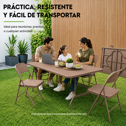 Mesa Plegable Café 1.80 M