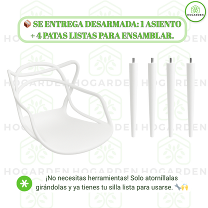 Silla Gato Master Blanco Para Eventos