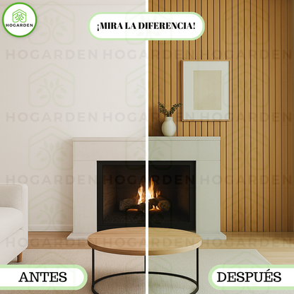 Panel Decorativo WPC Arce Amarillo 2.9 m x 16 cm 10 Pzs