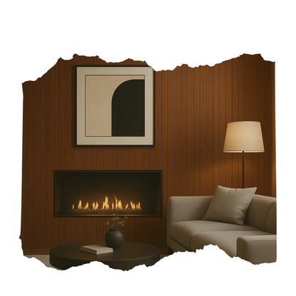 Panel Decorativo WPC Nogal Intenso 1 m x 16 cm 12 Pzs