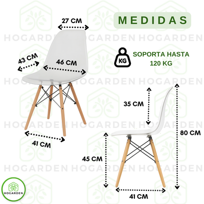 Silla Eames Transparente