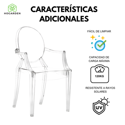 Silla Ghost Transparente Para Eventos