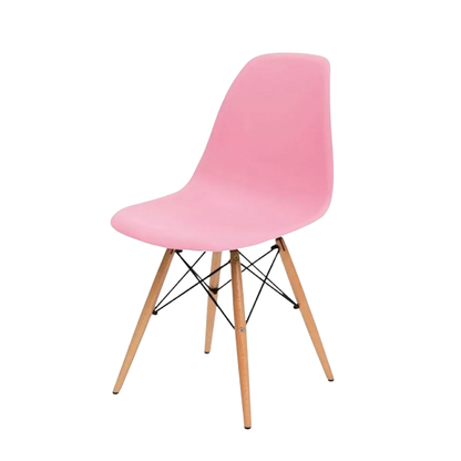 Silla Eames Minimalista Rosa