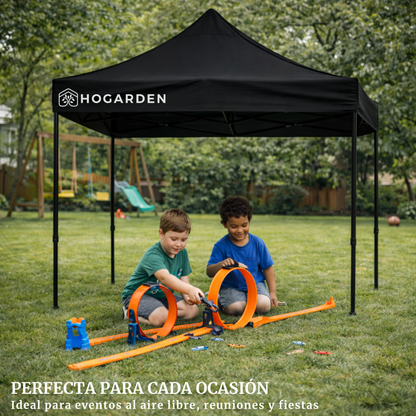 Carpa Plegable Negro 2x2 M