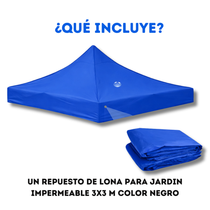 Repuesto De Toldo Azul 3x3 M