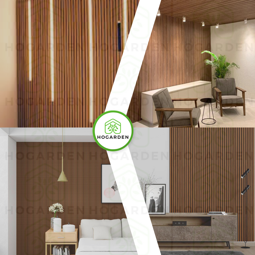 Panel Decorativo WPC Nogal Intenso 2.9 m x 16 cm 10 Pzs