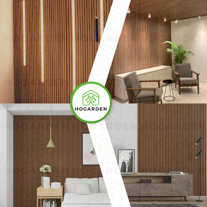 Panel Decorativo WPC Nogal Intenso 1 m x 16 cm 12 Pzs