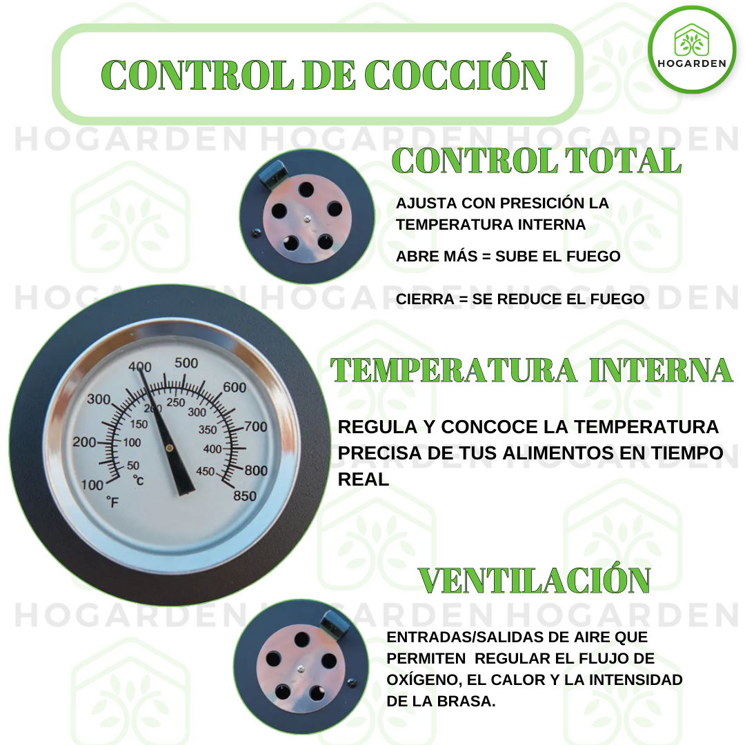 Asador Tipo Barril
