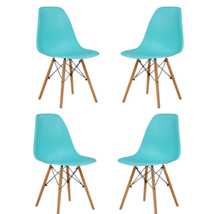 Silla Eames Minimalista Turquesa