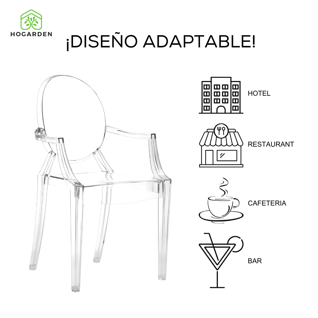 Silla Ghost Transparente Para Eventos