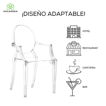 Silla Ghost Transparente Para Eventos