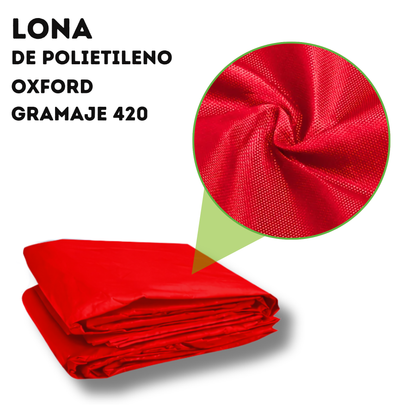 Repuesto De Toldo Rojo 3x3 M