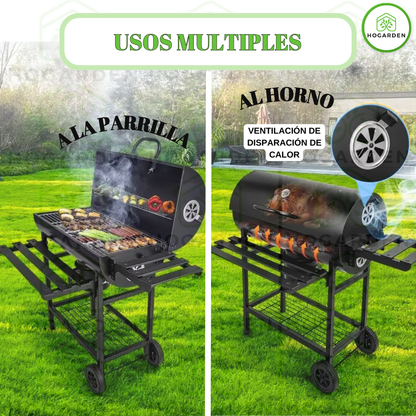 Asador Tipo Barril