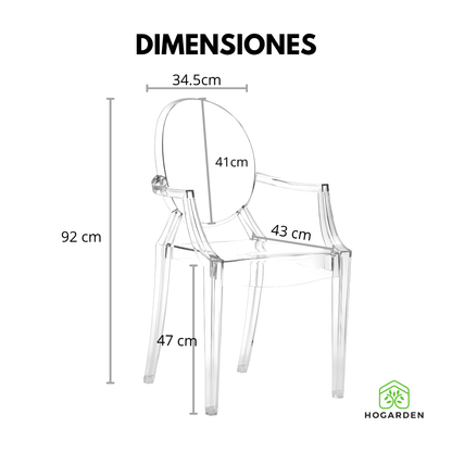 Silla Ghost Transparente Para Eventos