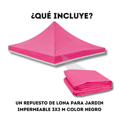 Repuesto De Toldo Rosa 3x3 M