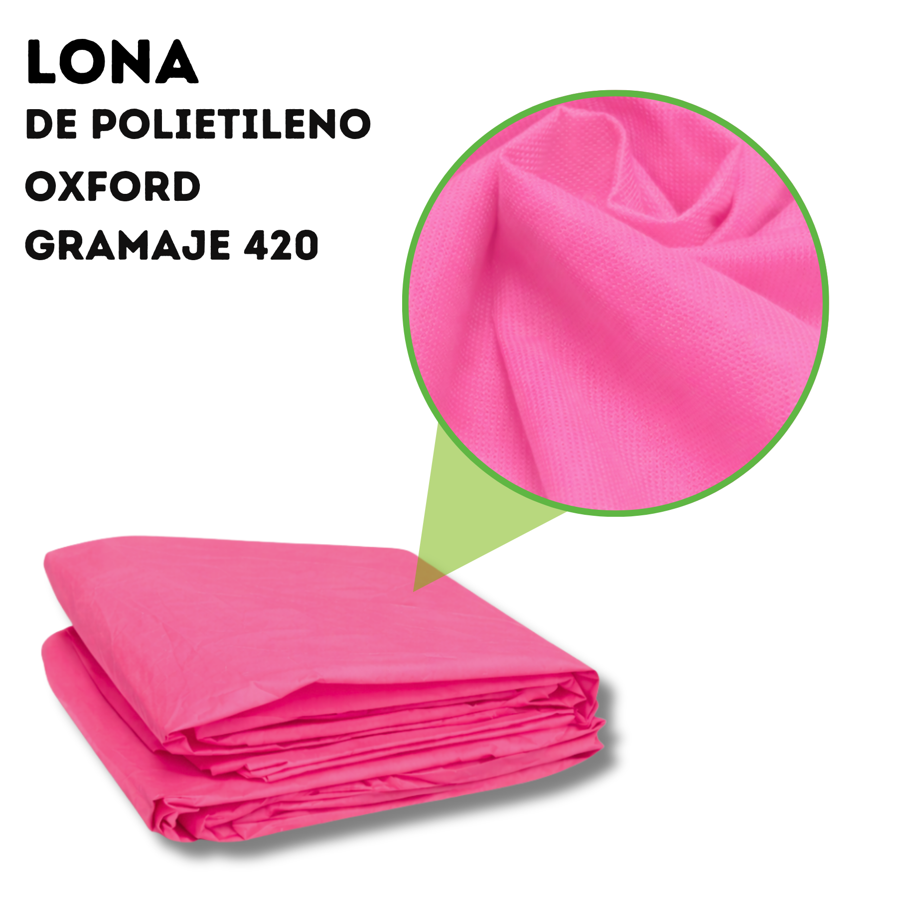 Repuesto De Toldo Rosa 3x3 M