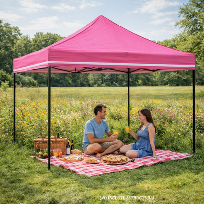 Repuesto De Toldo Rosa 3x3 M
