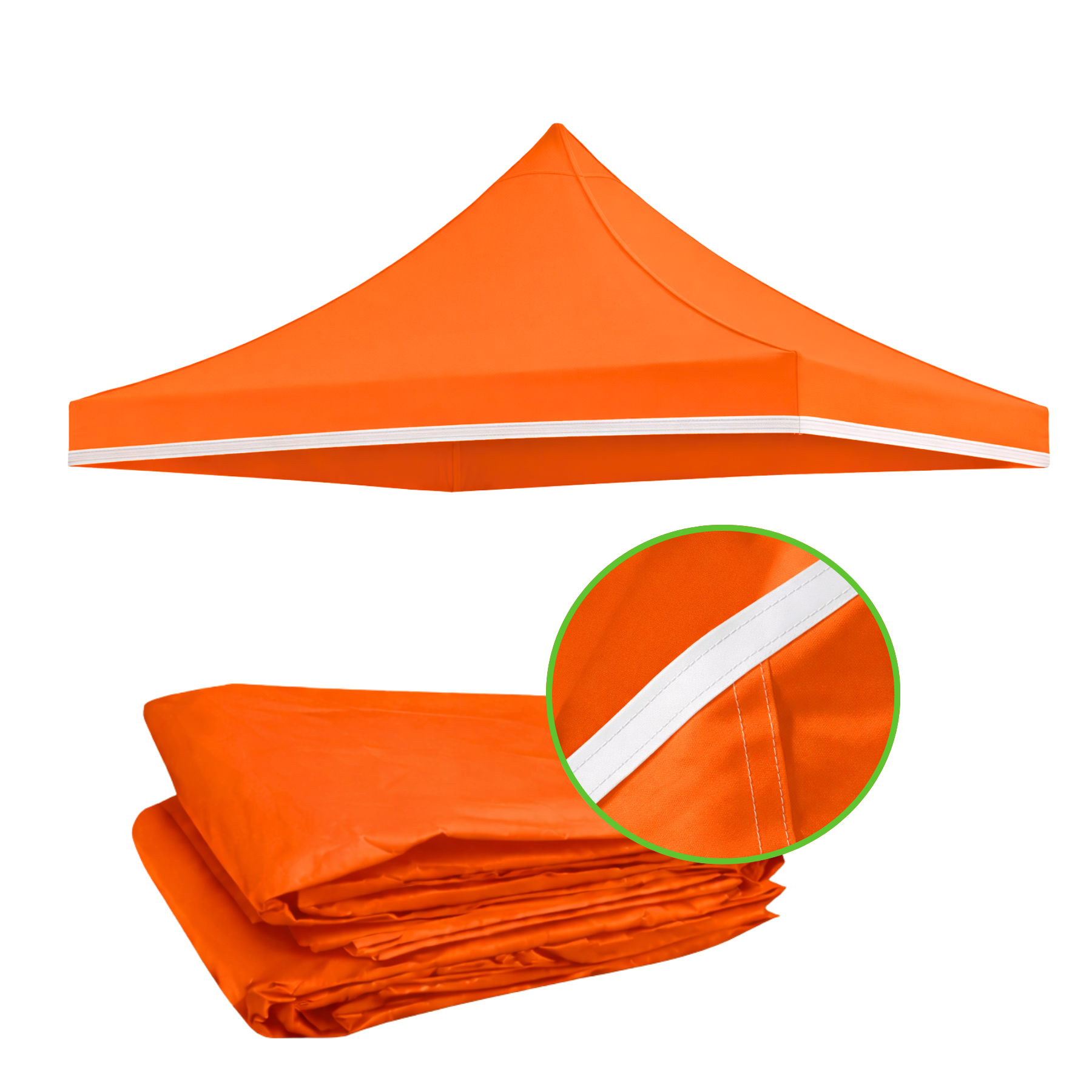 Repuesto De Toldo Naranja 3x3 M