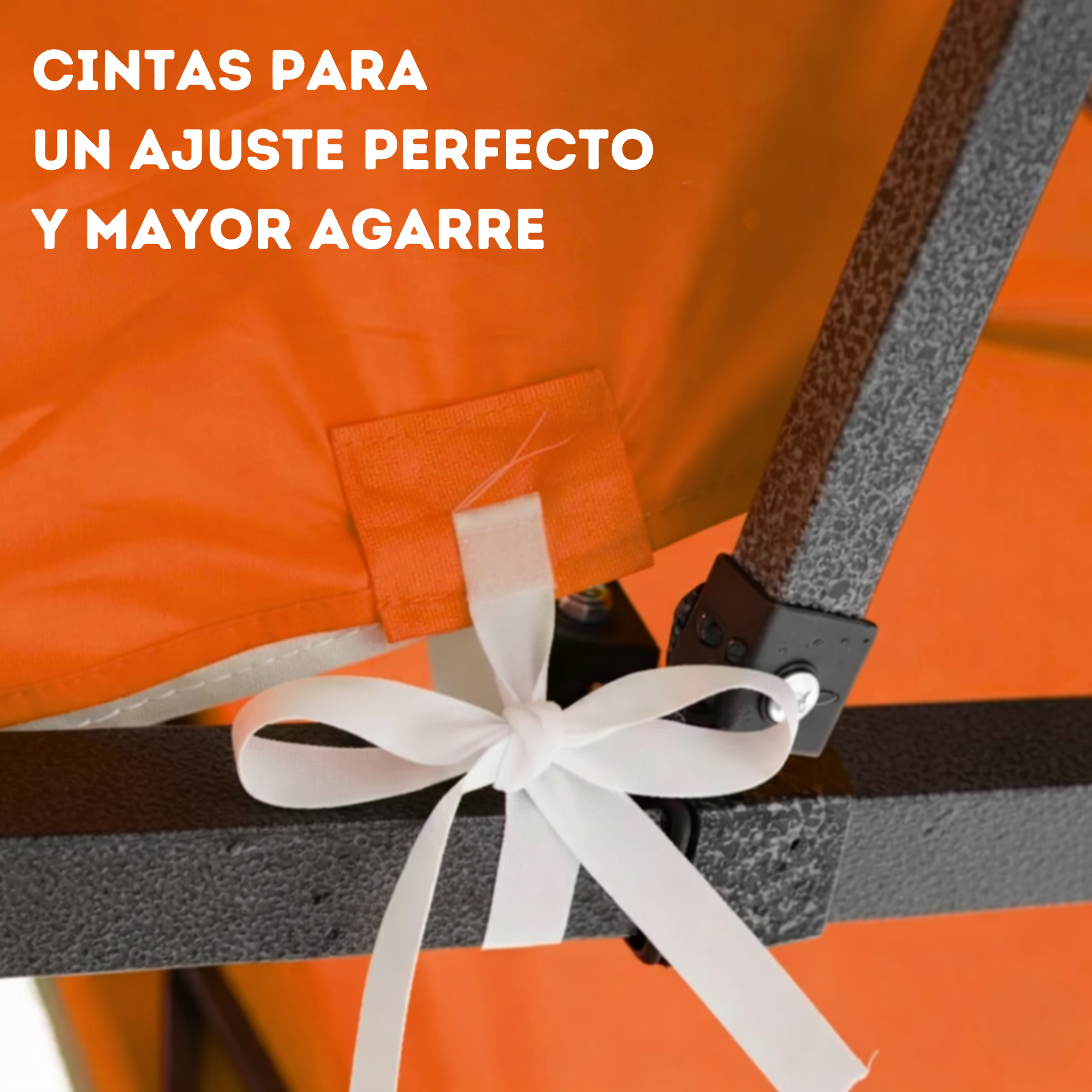 Repuesto De Toldo Naranja 3x3 M