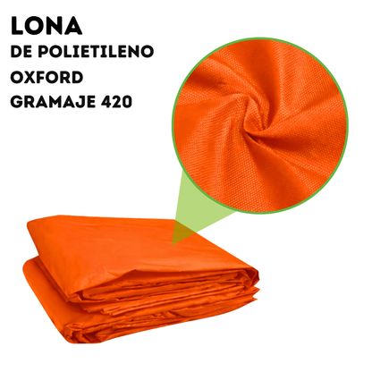Repuesto De Toldo Naranja 3x3 M