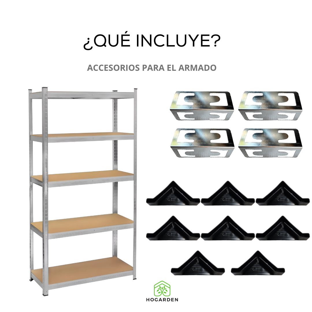 Estante Anaquel Rack 5 Niveles Mdf