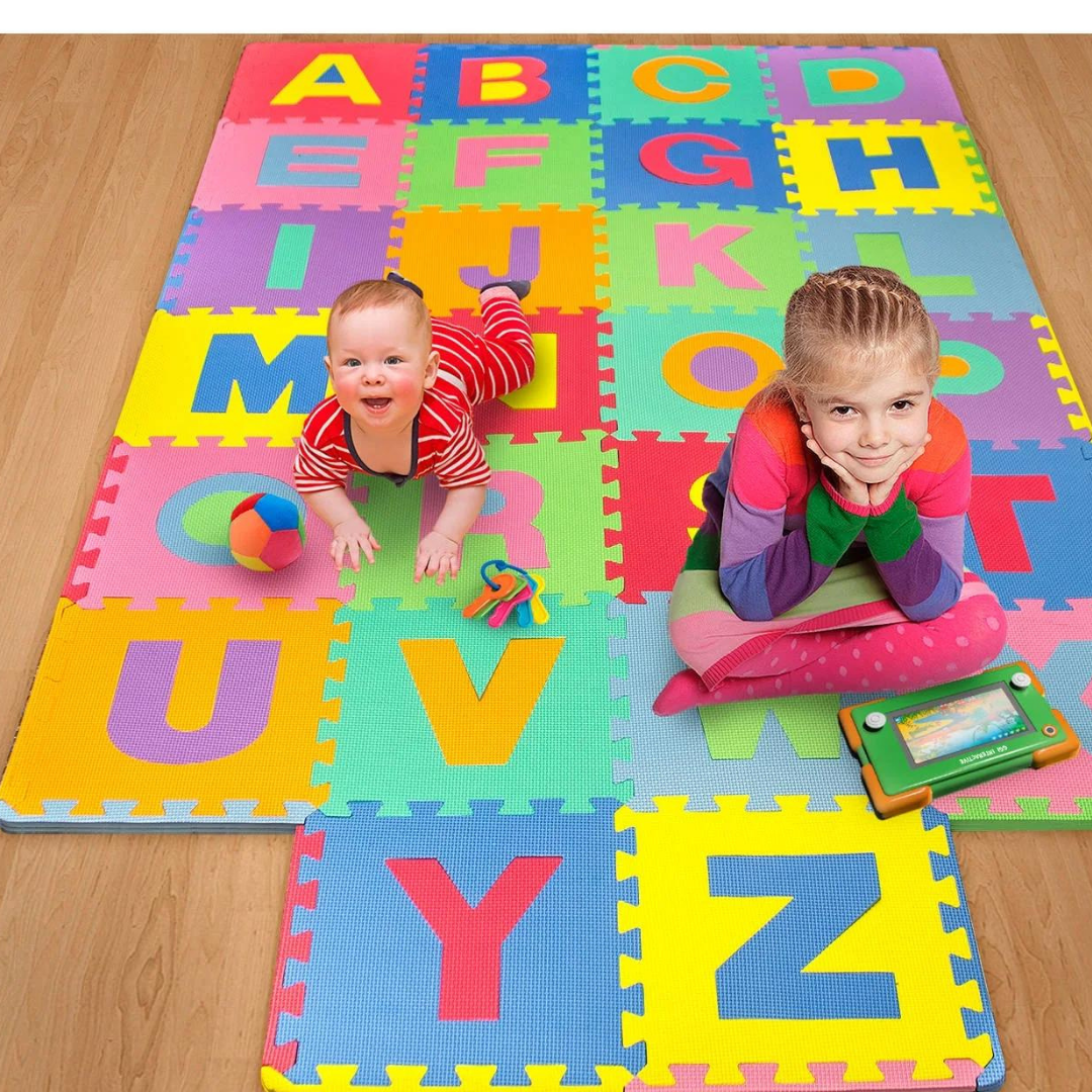 Tapete Foamy Abc Colores Para Bebés 26 pzs