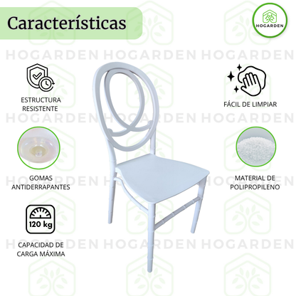 Silla Phoenix Blanco Para Eventos