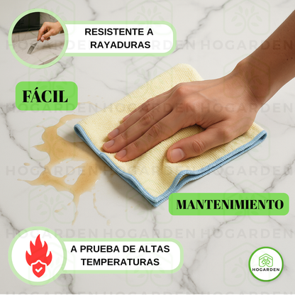 Panel Tipo Mármol Blanco 122x244 Cm Para Decorar
