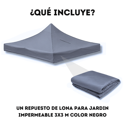 Repuesto De Toldo Gris 3x3 M