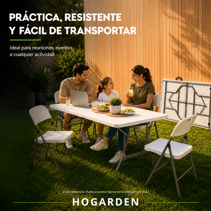 Mesa Plegable Blanca 1.80 M