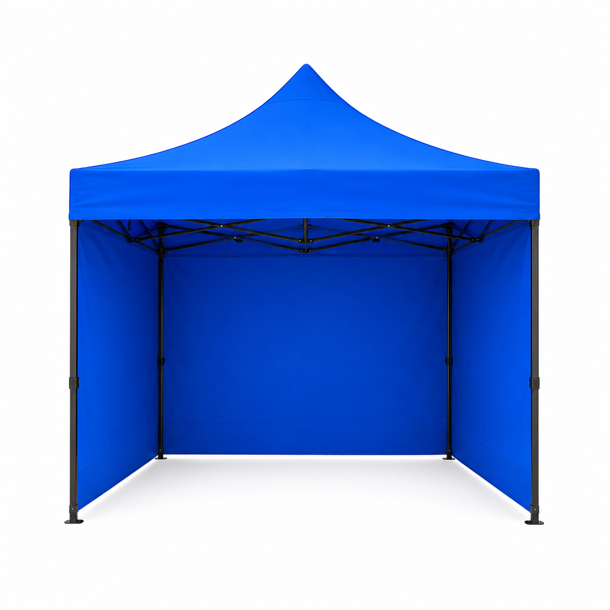 Carpa Plegable Azul 3x3 M Con Pared