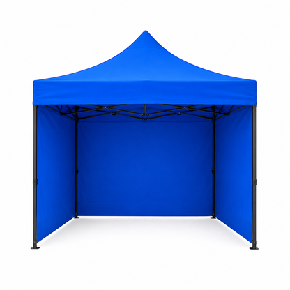 Carpa Plegable Azul 3x3 M Con Pared