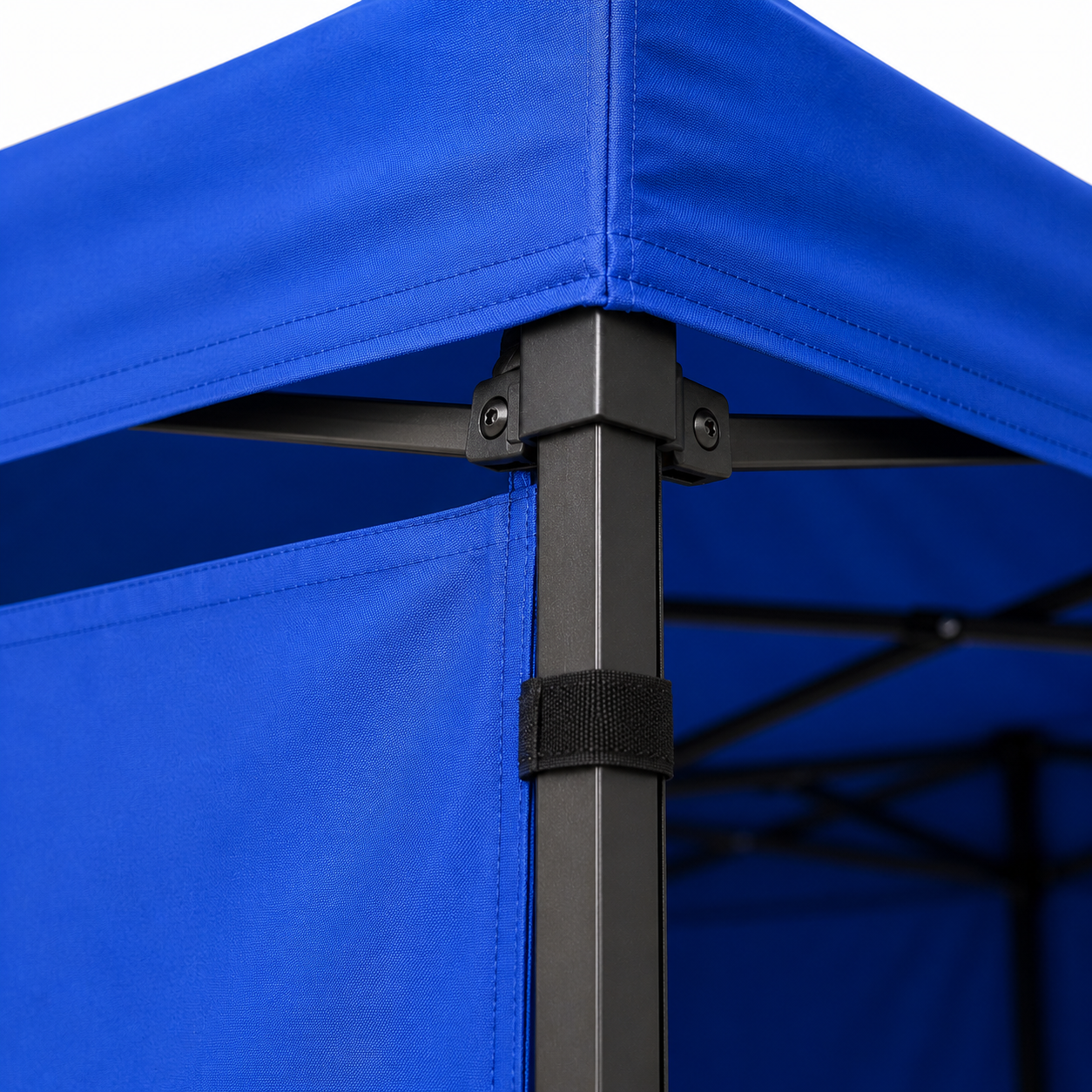 Carpa Plegable Azul 3x3 M Con Pared