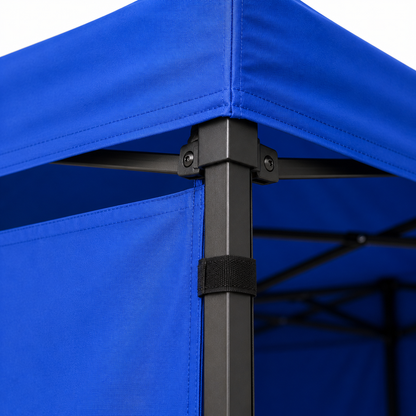 Carpa Plegable Azul 3x3 M Con Pared