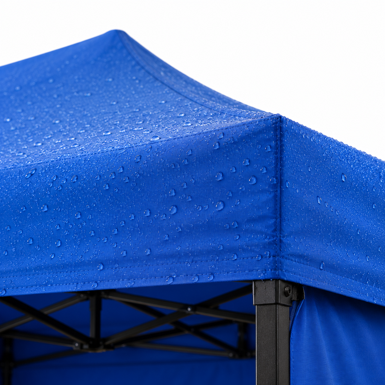 Carpa Plegable Azul 3x3 M Con Pared