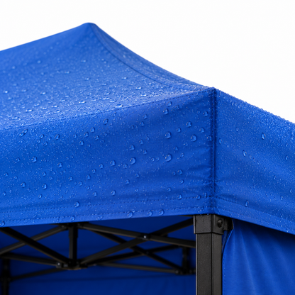 Carpa Plegable Azul 3x3 M Con Pared