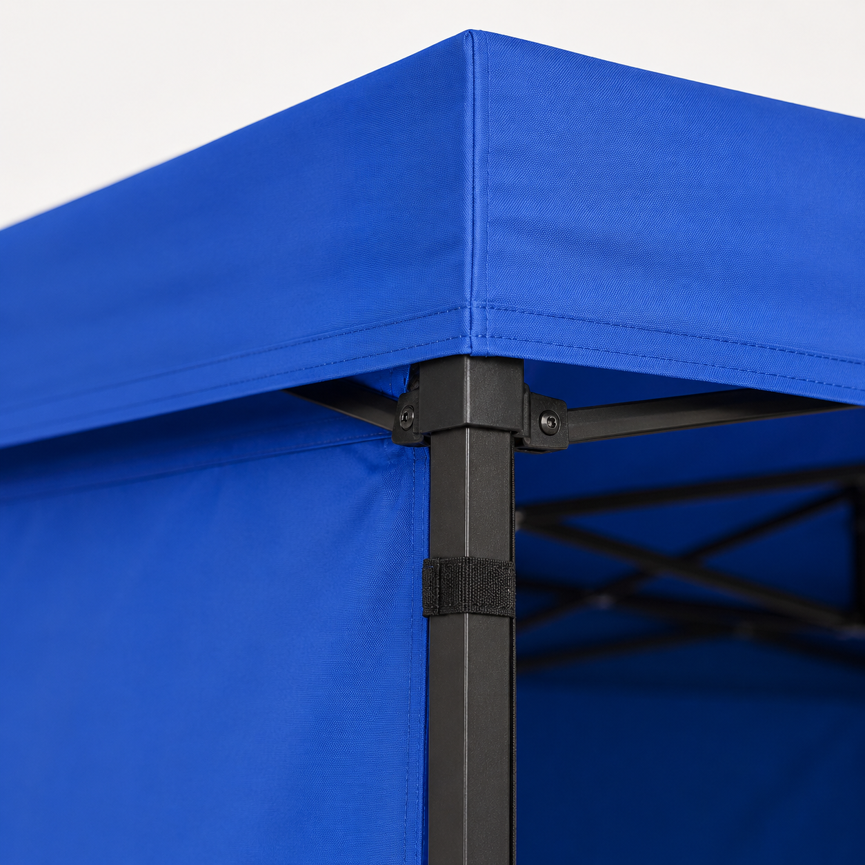 Carpa Plegable Azul 3x4.5 M Con Pared