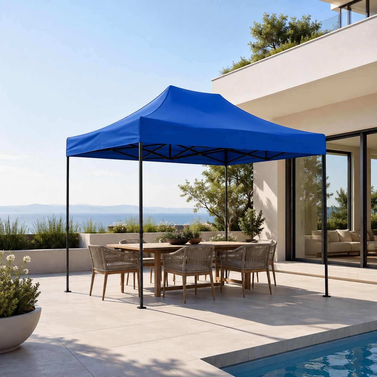 Carpa Plegable Azul 2x3 M