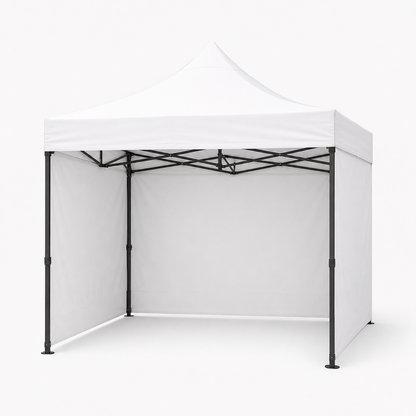 Carpa Plegable Blanca 3x3 M Con Pared