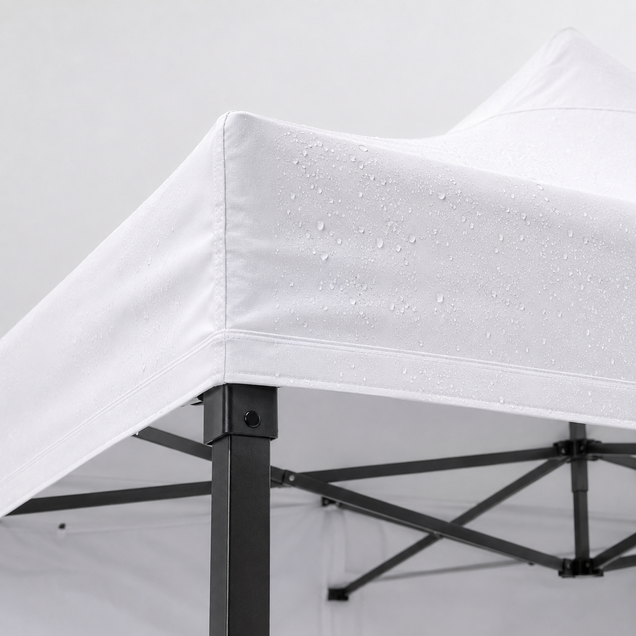 Carpa Plegable Blanca 3x3 M Con Pared