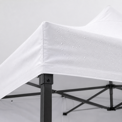 Carpa Plegable Blanca 3x3 M Con Pared