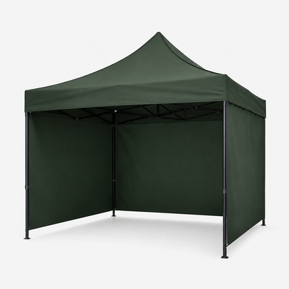 Carpa Plegable Verde 3x3 M Con Pared