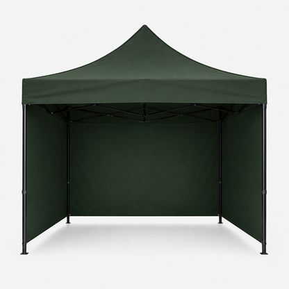Carpa Plegable Verde 3x3 M Con Pared