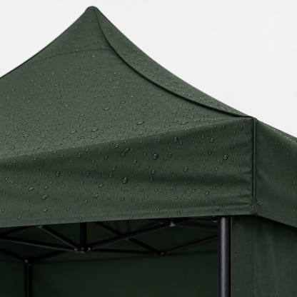 Carpa Plegable Verde 3x3 M Con Pared