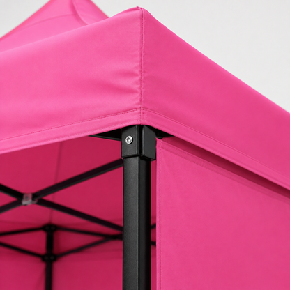 Carpa Plegable Rosa 3x3 M Con Pared