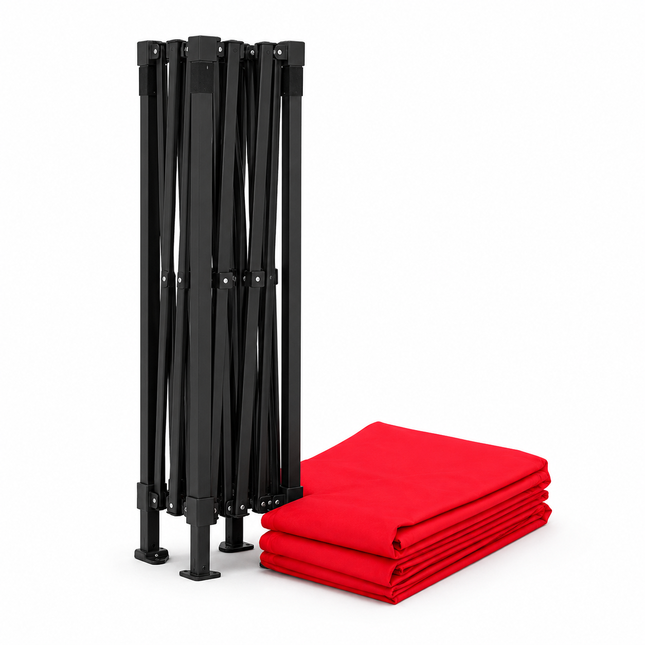 Carpa Plegable Roja 2x2 M