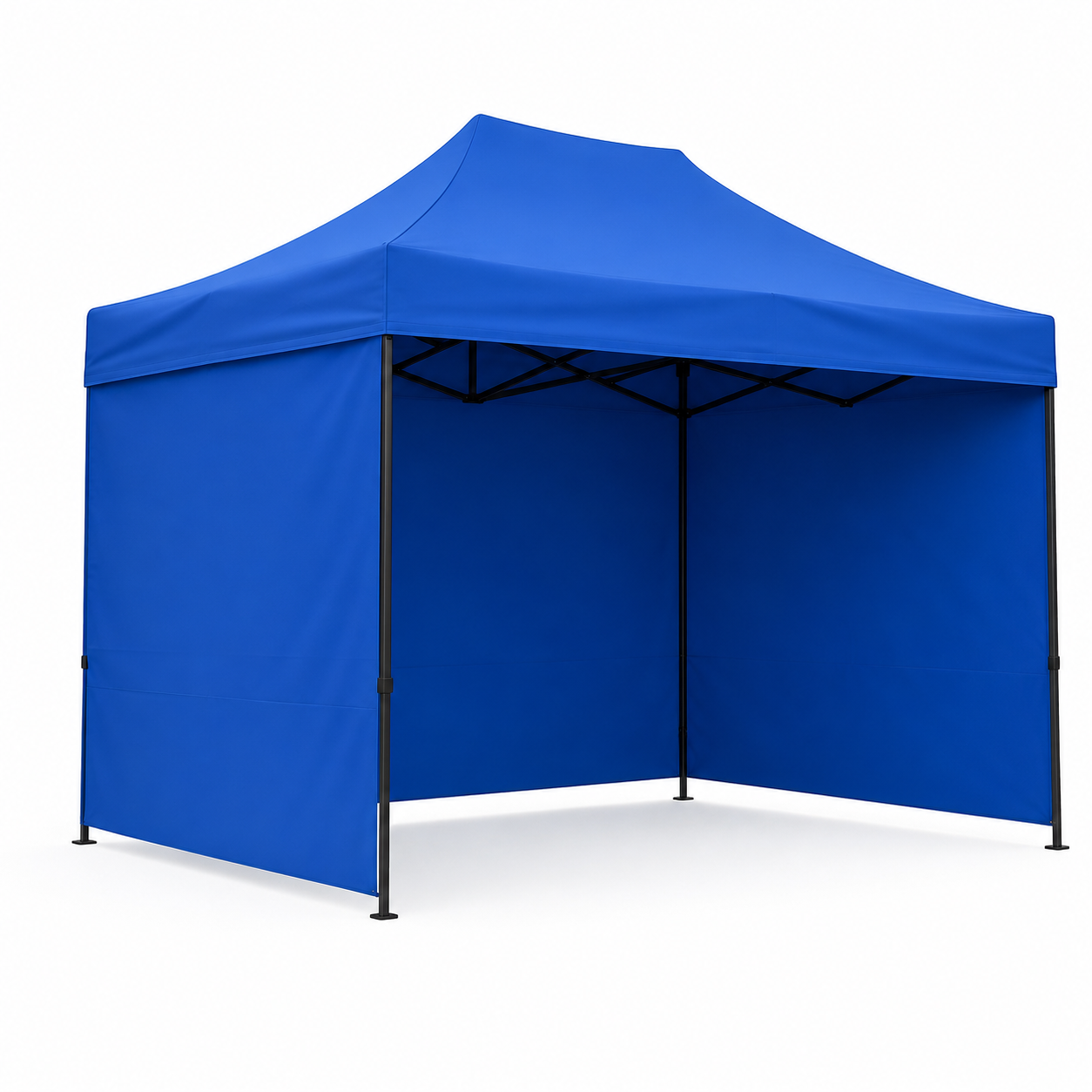 Carpa Plegable Azul 2x3 M Con Pared