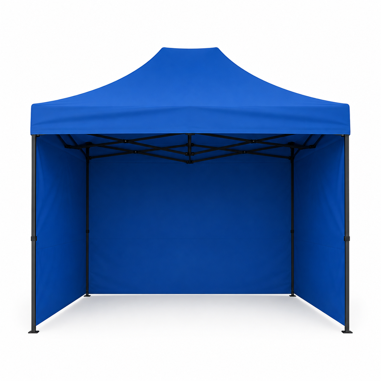 Carpa Plegable Azul 2x3 M Con Pared
