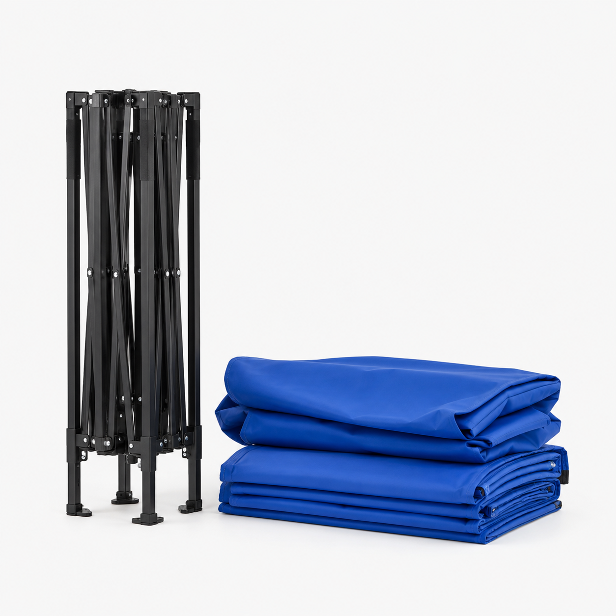 Carpa Plegable Azul 2x3 M Con Pared
