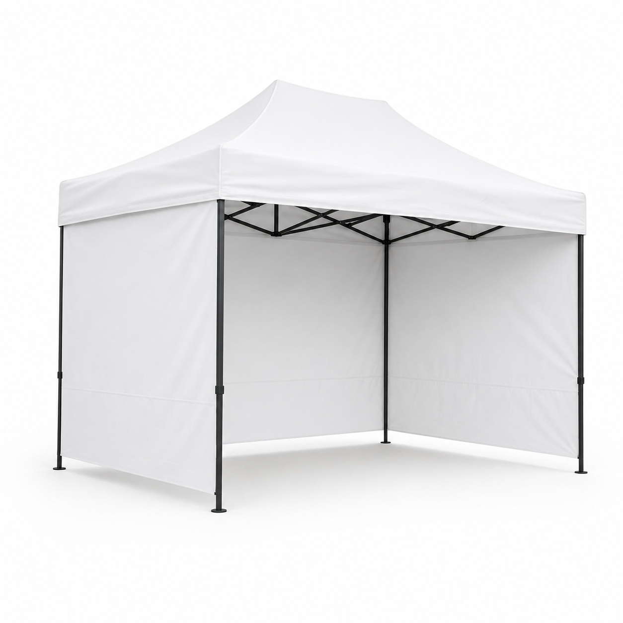 Carpa Plegable Blanca 2x3 M Con Pared